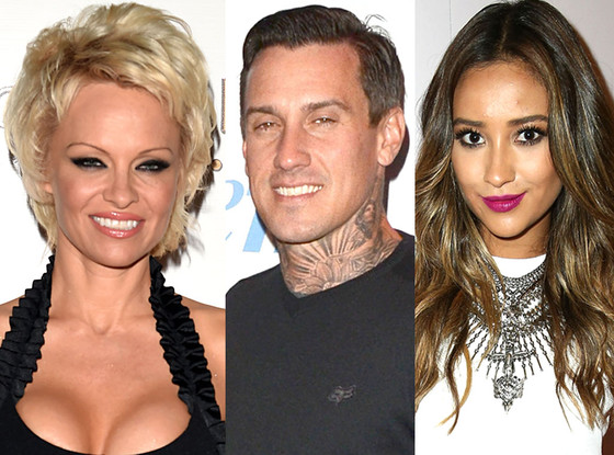 Pamela Anderson, Carey Hart, Shay Mitchell Pamela Anderson, Carey Hart, Shay Mitchell